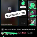 Live Streaming tiktok Les Privat Bahasa Inggris Online Dengan gift yang memenuhi ruangan