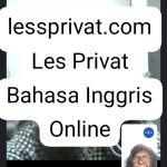 Guru Les Privat bahasa online mengajar speaking lewat google meet